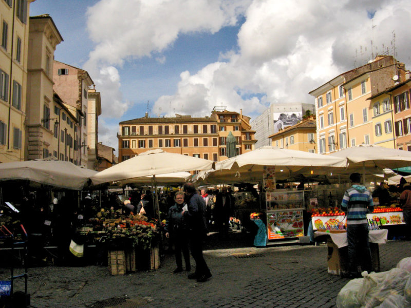 Campo dei Fiori and Clouds1109