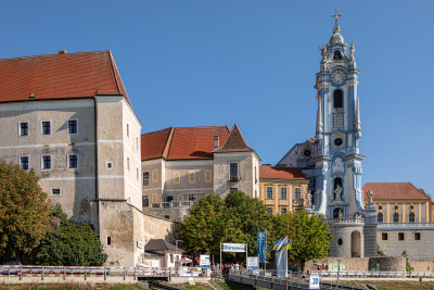 Durnstein's Blue Church on the Danube