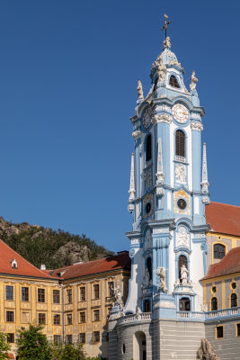 Durnstein's Blue Church on the Danube