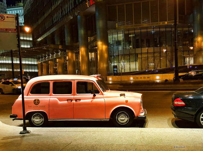 Langham Pink Taxi