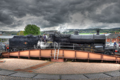 53809 on the Minehead turntable.