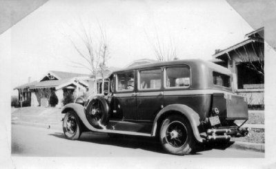 Our 1929 Auburn Rear View