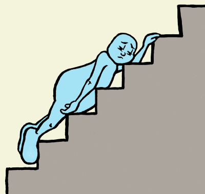 tired stairs