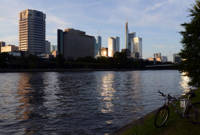 Frankfurt Skyline with the River Main