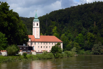 Looking back at Kloster Weltenburg