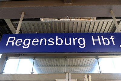 Regensburg Hauptbahnhof - transfer to the next segment starting in Plzeň, Czechia