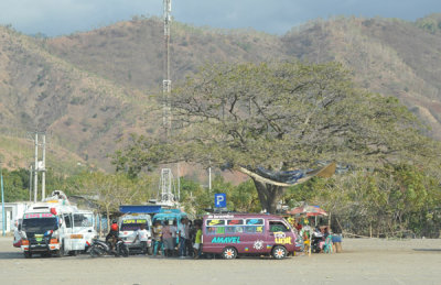 Tasi Tolu bus station serving destinations west of Dili