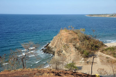 Tasi Tolu Beach and Dili Rock seen from the Papal Monument