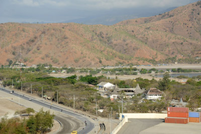 The main road along the north coast of East Timor passing through Tasi Tolu