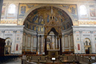 Baldachin over the Papal Altar and Tomb of St. Paul