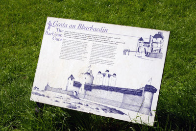 Information Sign - The Barbican Gate, Trim Castle