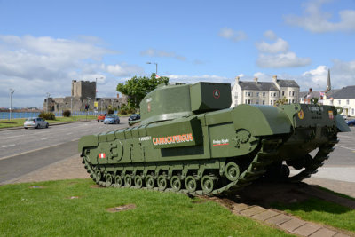 Churchill Mark VII Tank, Carrickfergus War Memorial 