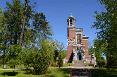 1911 Shrine of Sviatapolk-Mirski on the grounds of Mir Castle