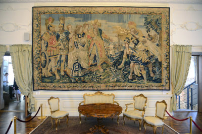 Tapestry in the Portrait Hall of Mir Castle, 1740-1750