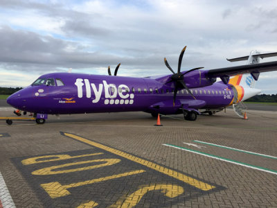 Flybe ATR72-500 (G-ISLI) operated by BlueIslands