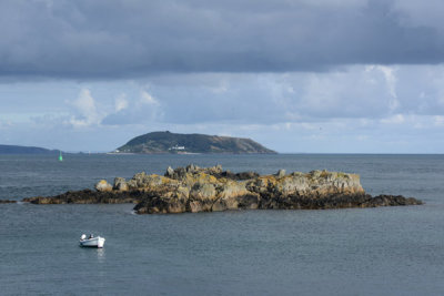 The island of Jethou between Guernsey and Sark