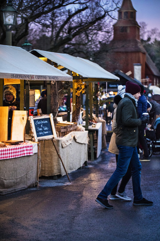 Christmas market in the Skansen