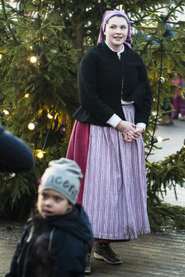 Christmas market in the Skansen