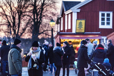 Christmas market in the Skansen