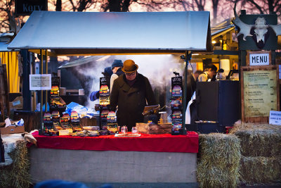 Christmas market in the Skansen