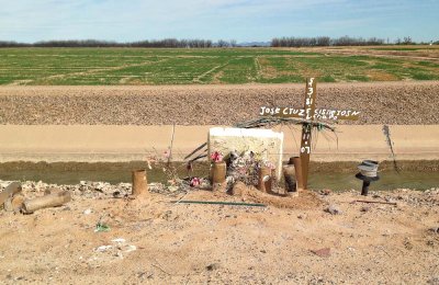 Memorial on Ralston Road in maricopa... 20170222_8655
