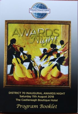 2018 District 70 Inaugural Awards Evening