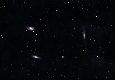 LEO TRIO  -Three Galaxies in LEO
