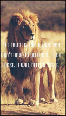 truth - v - the truth is like a lion.jpg