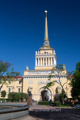 Admiralty building, St Petersburg, Russia