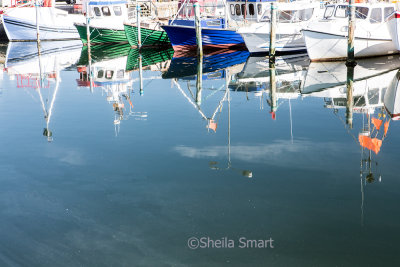 Boat reflections Skagen, Denmark