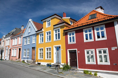 Colourful houses in Bergen, Norway 