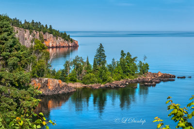 Tettegouche:  Shovel Point, Overlook Looking North 