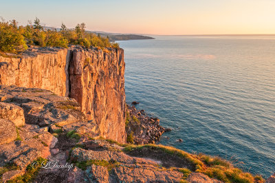 49.37 - Palisade at Dawn: Tettegouche State Park