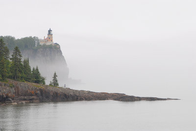 25 - Split Rock Lighthouse, Summer Morning Gray Fog