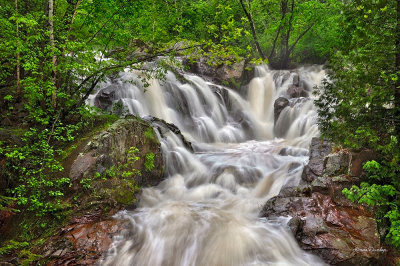 ** 7.2 - Duluth Parks: Tischer Creek, Top Of Lower Falls In Early Summer