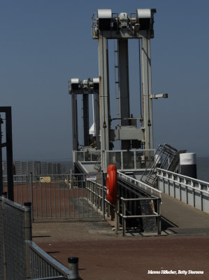 De veerstoep in Holwerd
