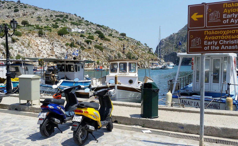 Scooters at Rina bay