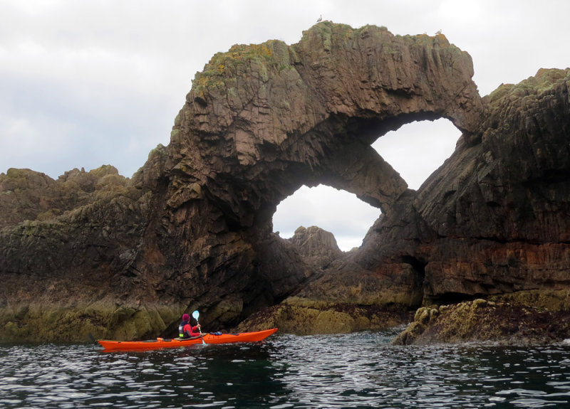 July 17 Bullers of Buchan coast- double arch