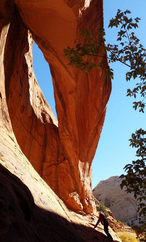 Arch near the exit from Upper muley twist