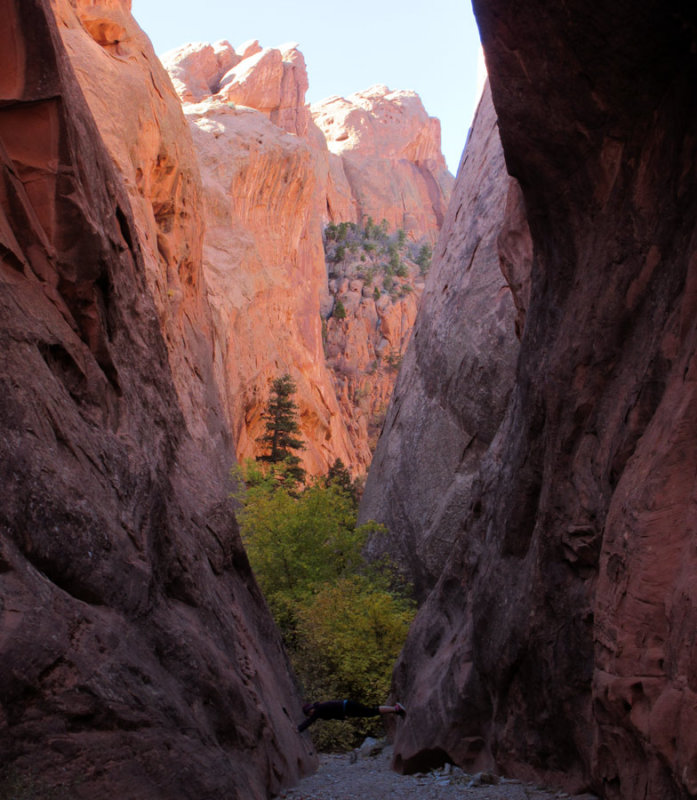 Spanning a side canyon!