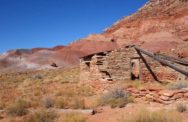 Old Mormon house by the Paria river