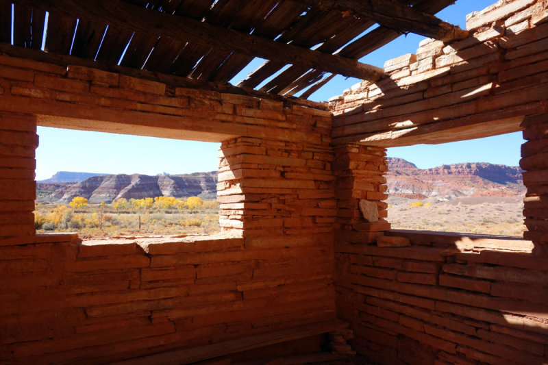 Old Mormon house by the Paria river