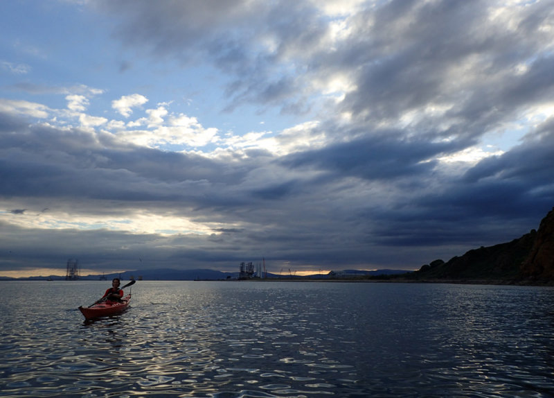 July 18 Leaving Cromarty Firth in the evening