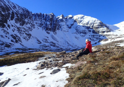 Feb 18 An Teallach- into Glas Tholl coire