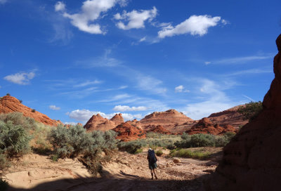 Exiting the narrows of Buckskin heading back north