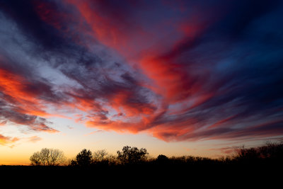 Autumn Sunset at Hall Bottom