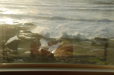 Ocean side at the Overleaf, Yachats Or March 2017