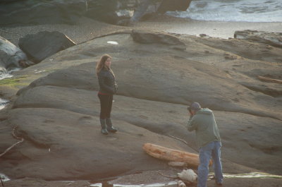 Ocean side at the Overleaf, Yachats Or March 2017