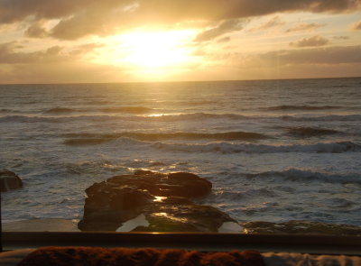 Ocean side at the Overleaf, Yachats Or March 2017