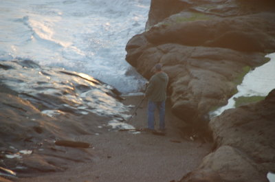 Ocean side at the Overleaf, Yachats Or March 2017
